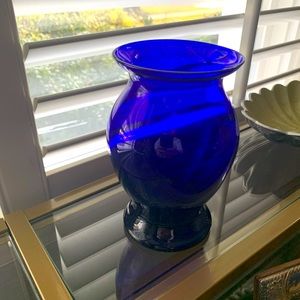 Set of 24--Vintage kobalt blue glass vases. West Germany. Six inches. New.